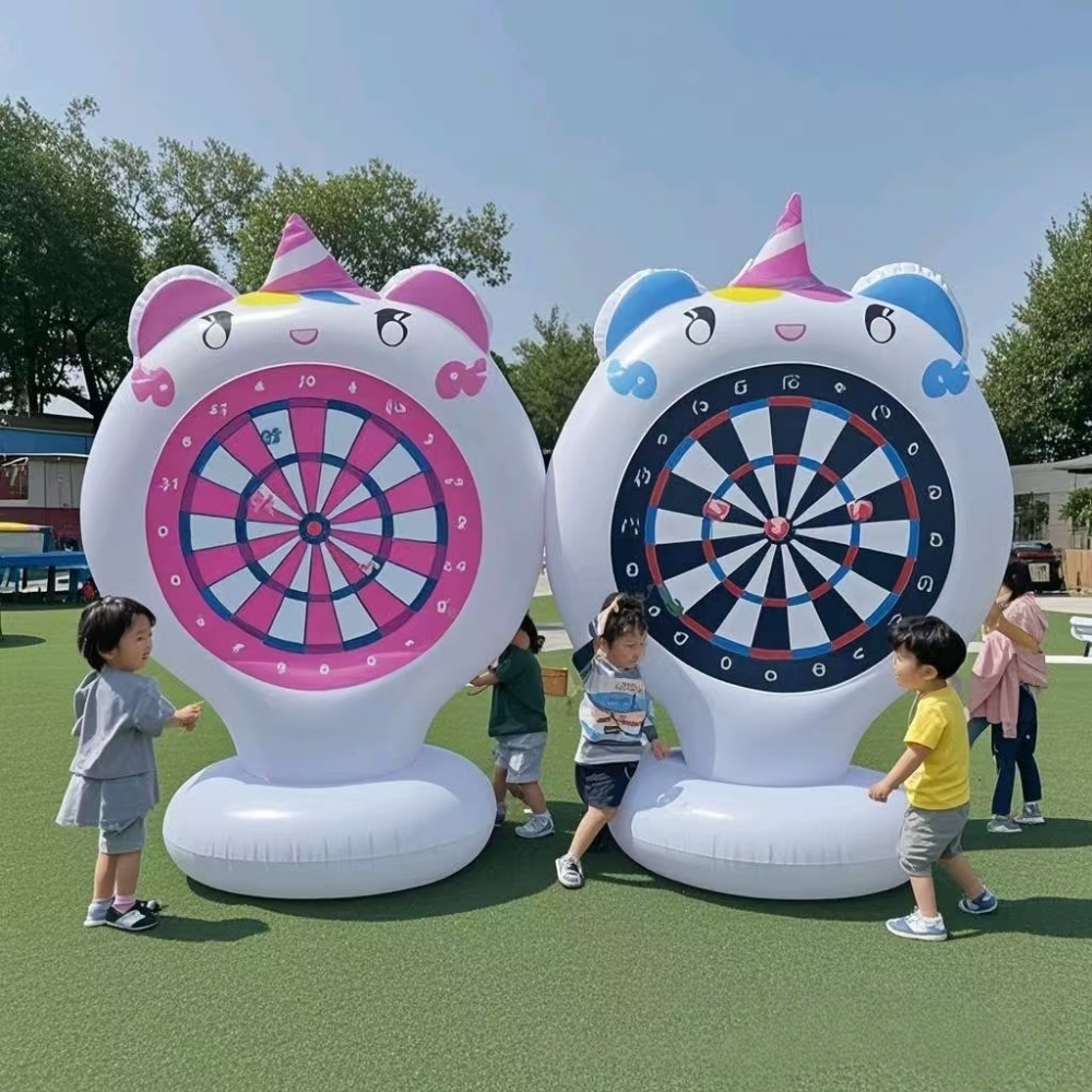 Party Games Kids Outdoor - 풍선 유니콘 던지기 게임 타겟 스티커
