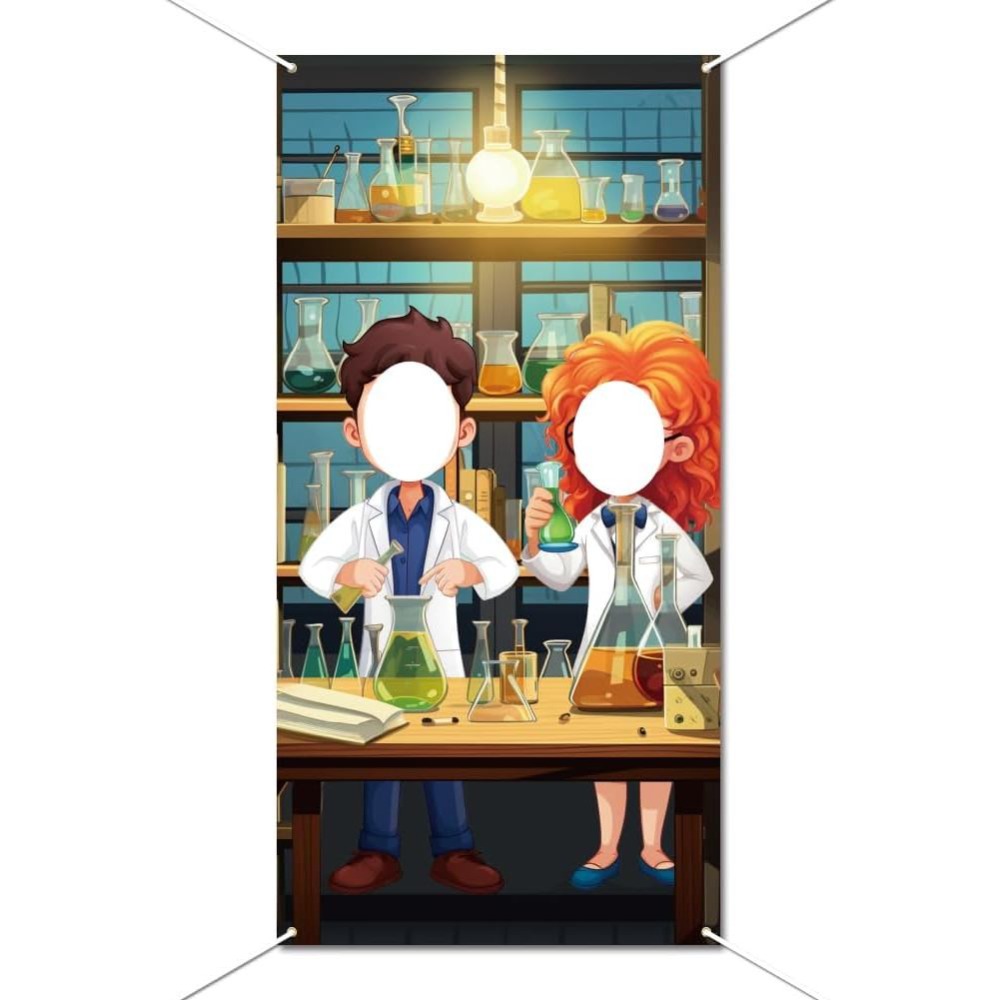 과학 파티 배경막 미친 과학자 파티 장식 사진 배경 과 - Party Games Lab 리뷰 및 가격
