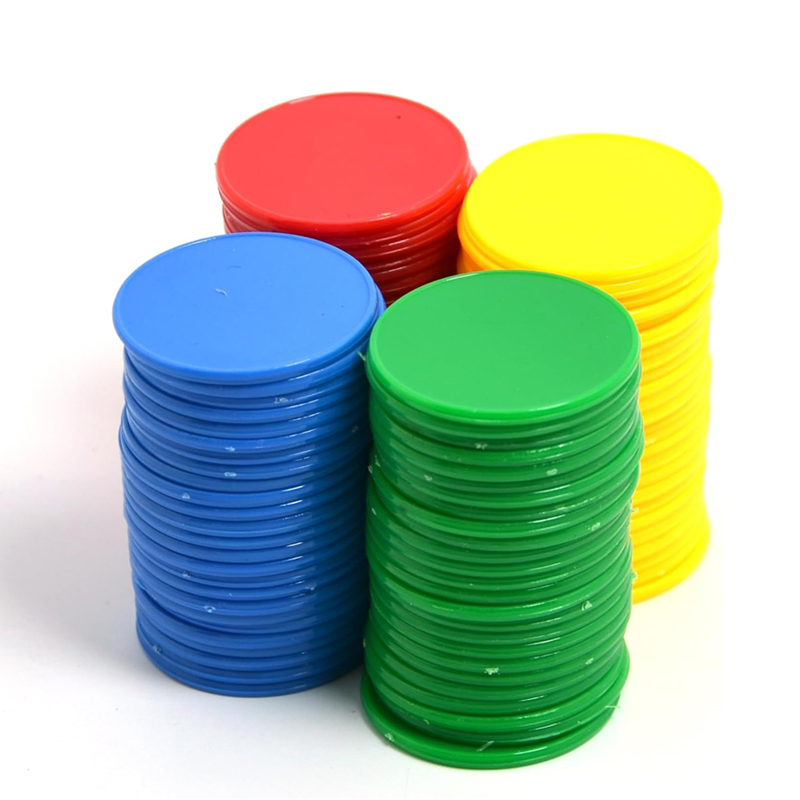 빙고 마커 칩 37MM 4 색 카운터 카드 어린이를위한 - Party Games Juegos De Mesa 리뷰 및 가격