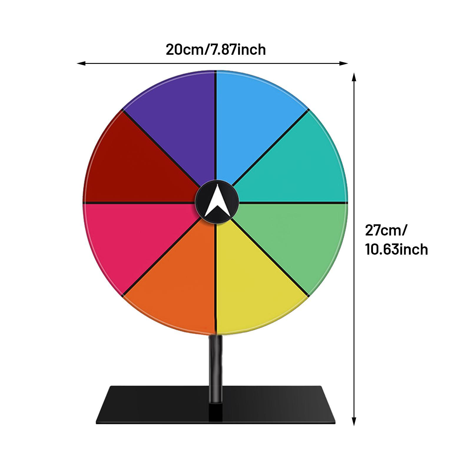 아크릴 경품 턴테이블 소형 탁상 룰렛 게임 맞춤형 회전 - Party Games Spin The Wheel 리뷰 및 가격