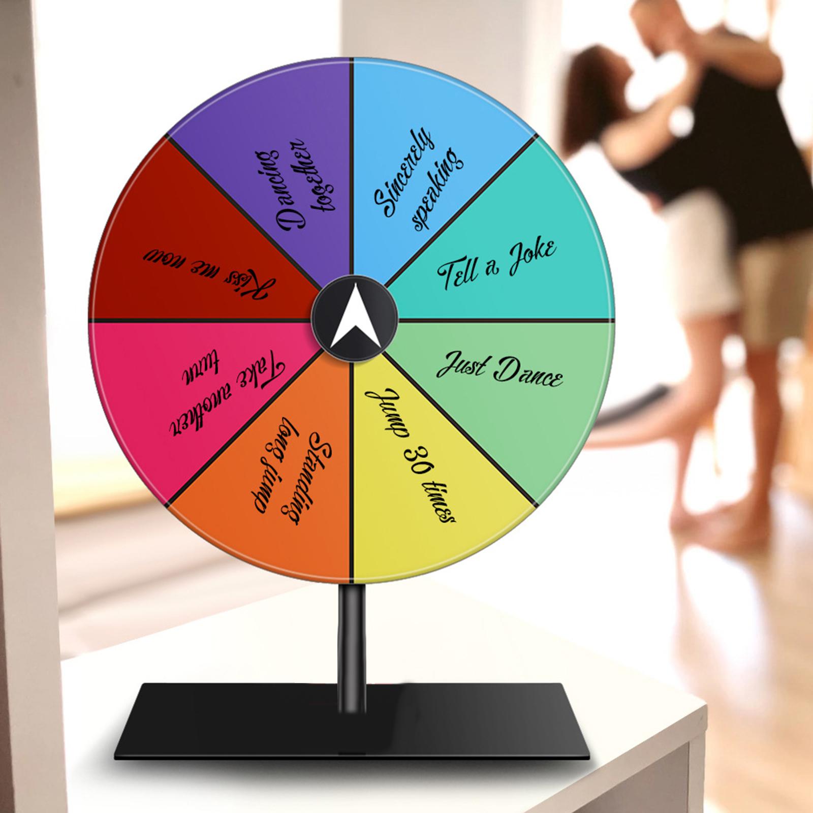 아크릴 경품 턴테이블 소형 탁상 룰렛 게임 맞춤형 회전 - Party Games Spin The Wheel 리뷰 및 가격
